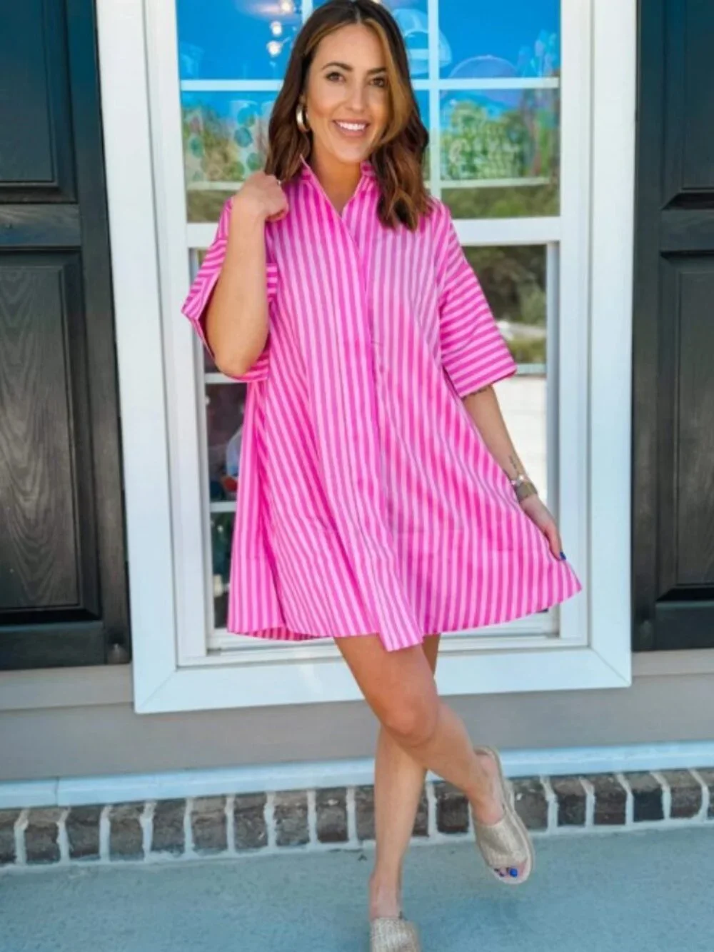 BUDDY LOVE Stevie Dress in Bubblegum - Picture 1 of 9